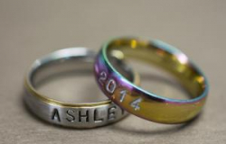 Personalized Name Rings